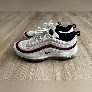 Nike Air Max 97 White Red Blue Sneakers